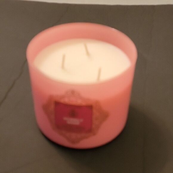 BRAND NEW BATH & BODY WORKS BUBBLY ROSE 3-Wick LARGE 14.5 oz CANDLE - Picture 9 of 11